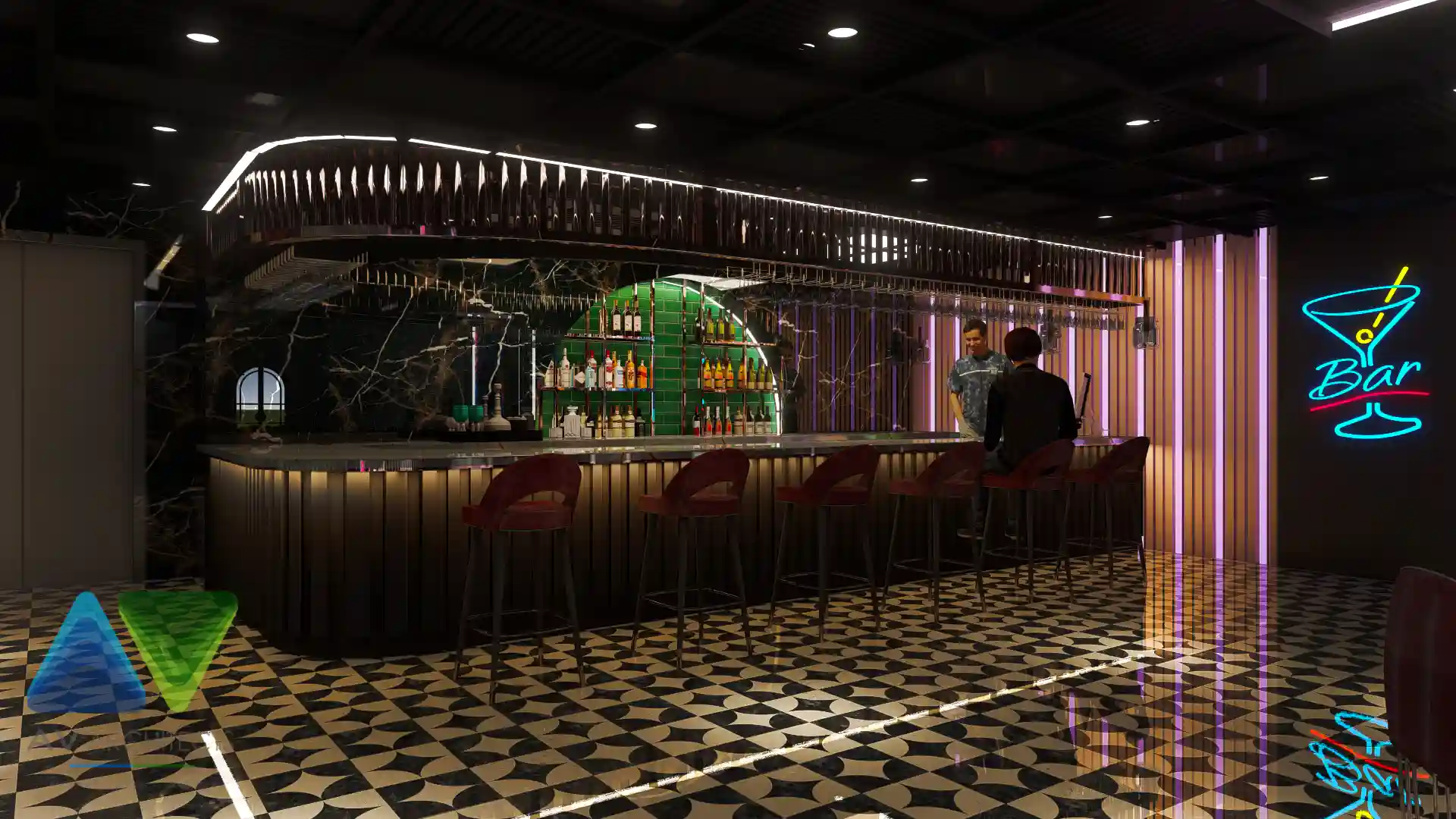 Night Club commercial Interior Project